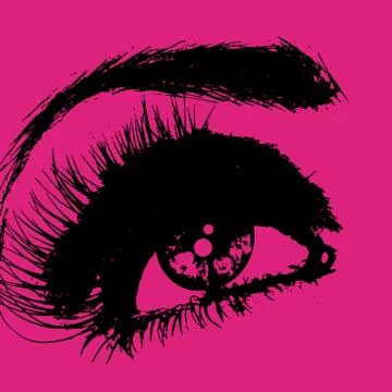 Eye Brush Stock-Illustration