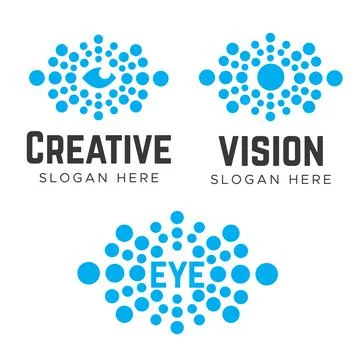 Eye Care logo designs vector. Vision logo vector Stock Illustration