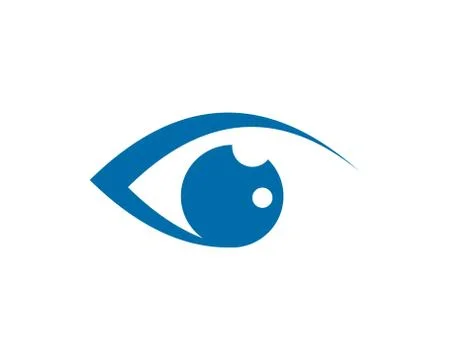 Eye care logo template Stock Illustration