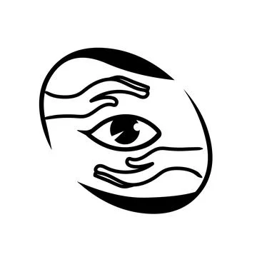 Eye care logo Vector isolated Stock Illustration