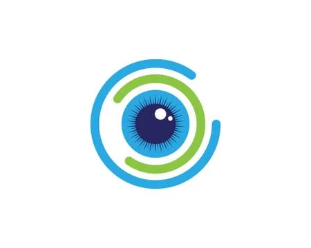 Eye Care vector logo design Stock Illustration
