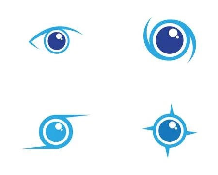 Eye Care vector logo design Stock Illustration