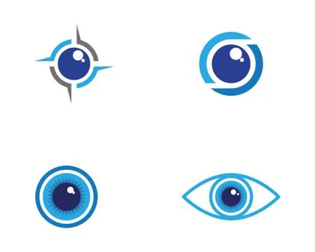 Eye Care vector logo design Stock Illustration