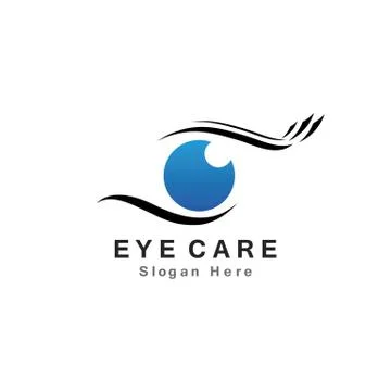 Eye Care vector logo design icon Stock Illustration