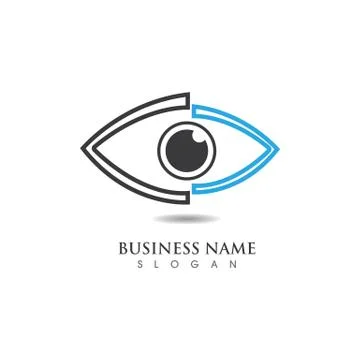 Eye Care vector logo design 스톡 일러스트