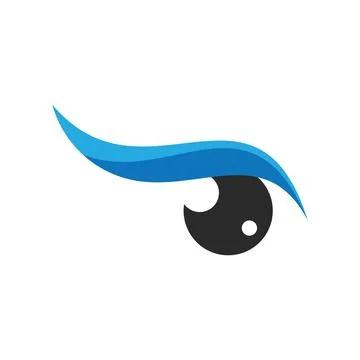 Eye Care vector logo Stock Illustration