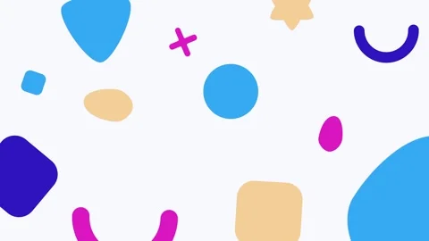 An eye catching abstract geometric composition background moving across  Stock Footage 311814712