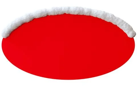 An eye-catching red elypse banner rests on a clean, white background, adorn.. Stock Illustration