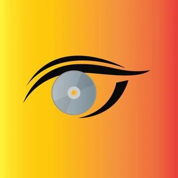Eye CD Stock Illustration