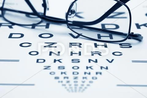 Eye chart Stock Photos