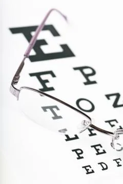Eye chart Stock Photos