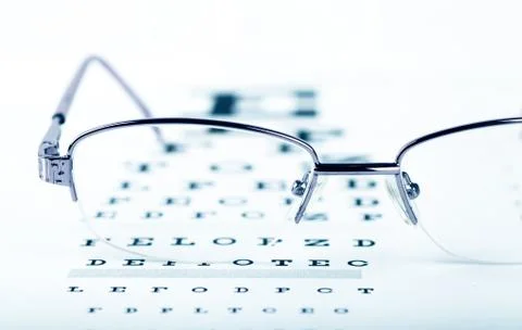 Eye chart Stock Photos