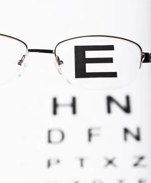 Eye chart Stock Photos