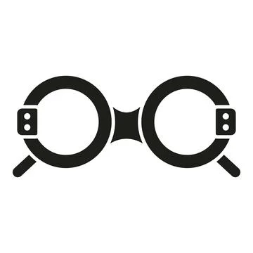 Eye check device icon simple vector. Test clinic Illustrazione stock