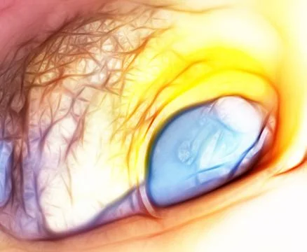 Eye close-up Stock Illustration