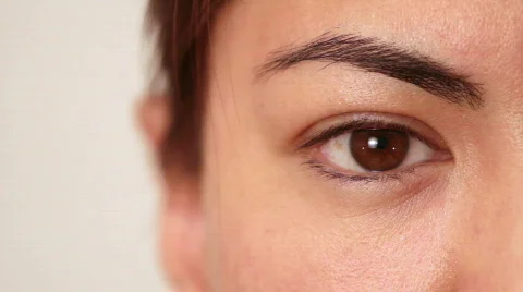 Eye closeup Stock Footage