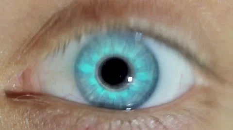 Eye color changes Stock Footage 21946114