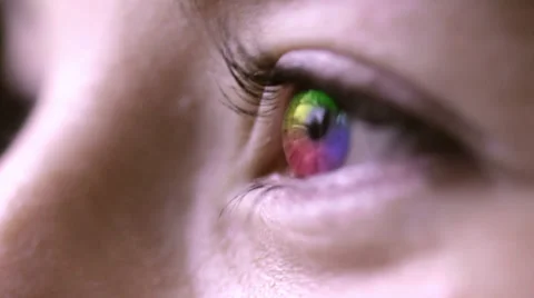 Eye Color Close Up Stock Footage 37323522