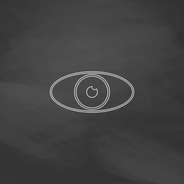 Eye computer symbol Stock Illustration