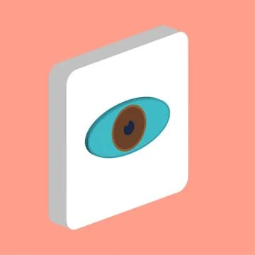 Eye computer symbol Stock Illustration