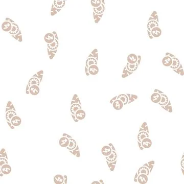 Eye cutting ache glyph vector seamless pattern 스톡 일러스트