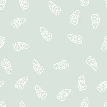 Eye cutting ache line vector seamless pattern 스톡 일러스트
