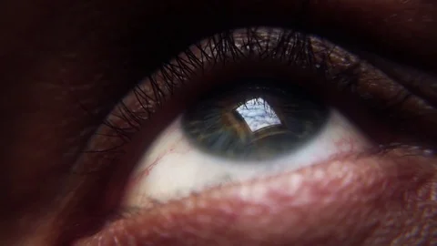 Eye detail with clouds Stock Footage 75396711