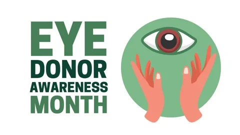 Eye donor awareness month for better health Stock-Footage 344086642