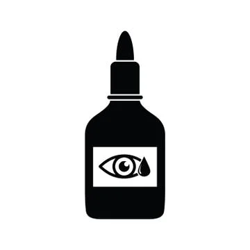 Eye drop bottle icon vector  Eye drops Stock Illustration