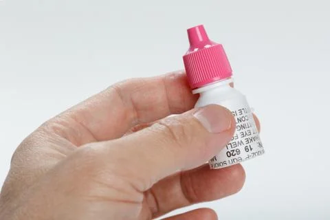 Eye drop bottle Stock Photos