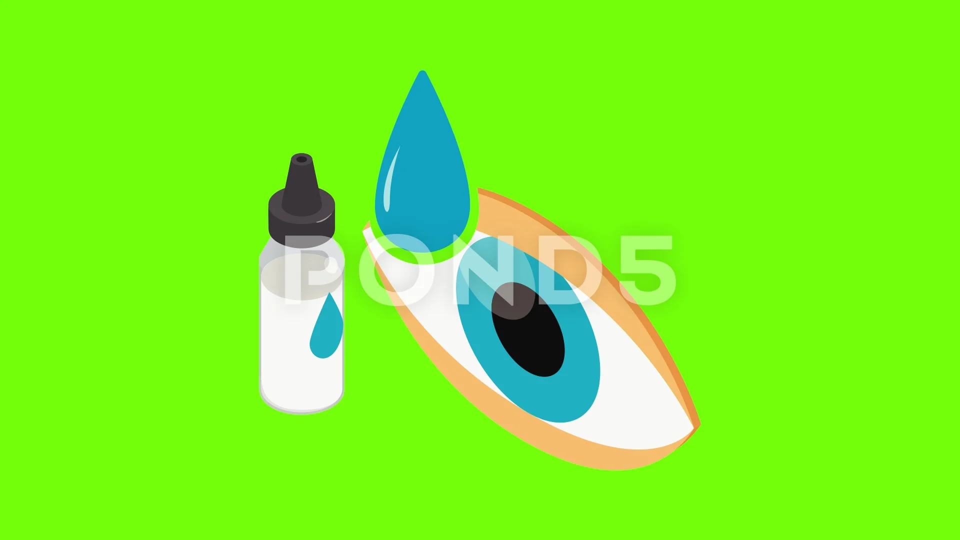 Eye drop icon animation | Stock Video | Pond5 Eye drop icon animation | Stock Video | Pond5