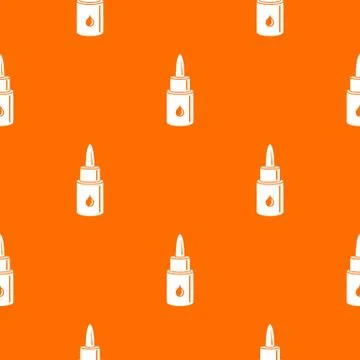 Eye drop pattern orange Stock Illustration