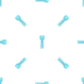 Eye drop tube pattern seamless vector Stock Illustration
