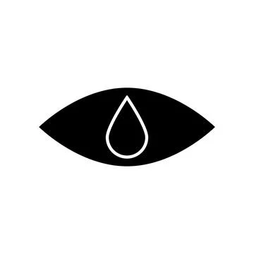 Eye drop vector icon. Isolated illustration. Stock Illustration