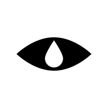 Eye drop vector icon. Isolated illustration. Stock Illustration
