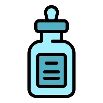 Eye dropper icon vector flat Stock Illustration