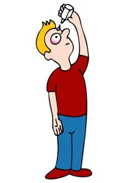 Eye drops Stock Illustration