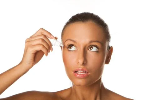 Eye drops Stock Photos