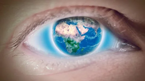 Eye of Earth Stock Footage 8994876