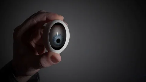 Eye in egg Stock Footage 106087630