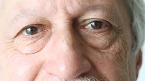 Eye of elderly man Stock Footage 101487364