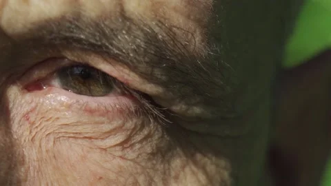 The Eye of an elderly person Stock Footage 161209600