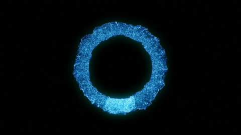 Eye. Energy wave. Place for text. Stock Footage 93308068