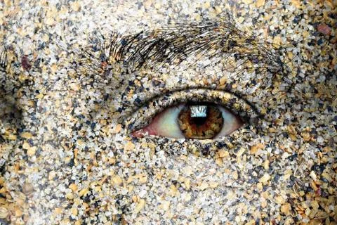 Eye on environment Illustrazione stock