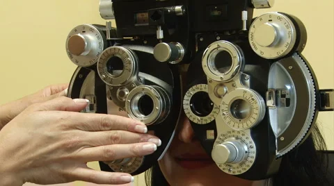 An Eye Exam 001 库存影片 2314286