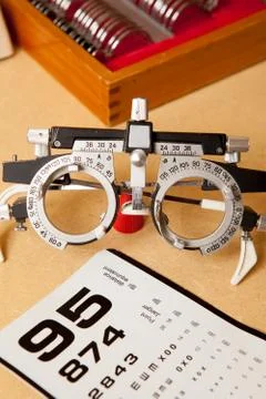 Eye exam Stock Photos
