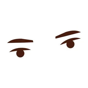 Eye expression Icon Vector Illustration Stock Illustration