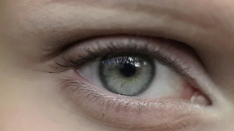 The eye of a girl Stock Footage 78631529