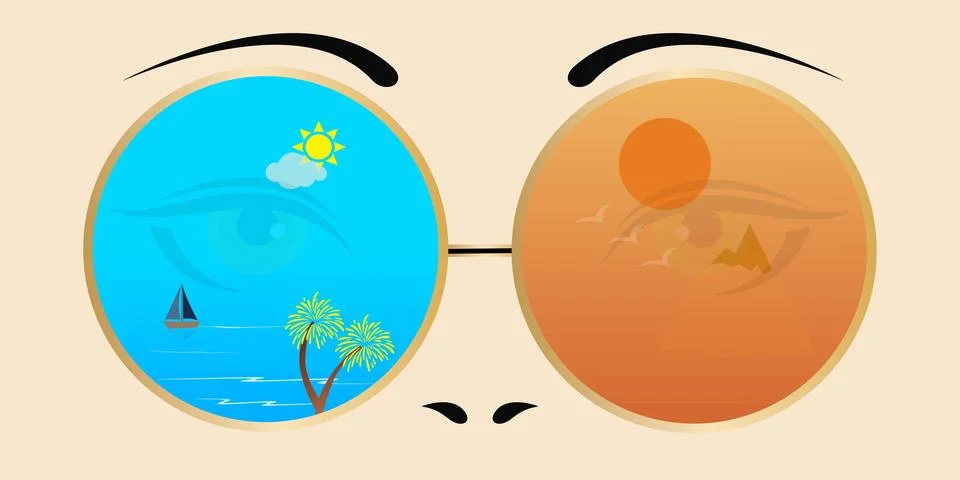 Eye glasses Stock Illustration