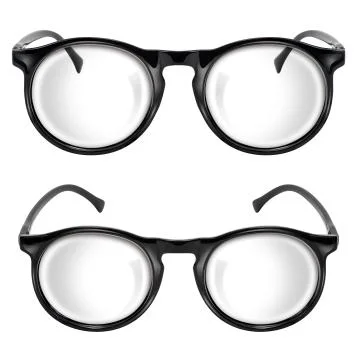 Eye glasses isolated Stock Photos